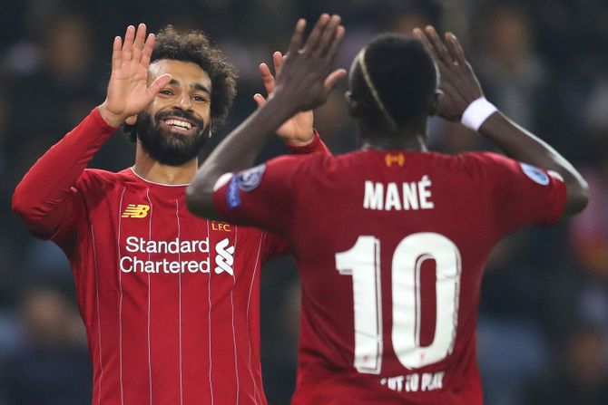 Sadio Mane, Mohamed Salah, FK Liverpul Sadio Mane, Mohamed Salah, FK Liverpul