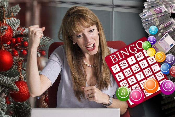 nova godina, novogodisnji bingo loto igre na srecu pare novac dobitak