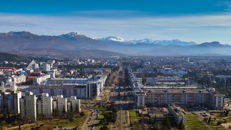 Podgorica, Crna Gora, panorama