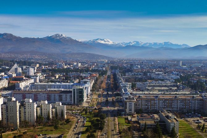 Podgorica, Crna Gora, panorama