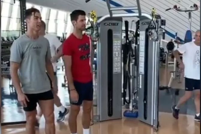 Novak Đoković i Kristijano Ronaldo