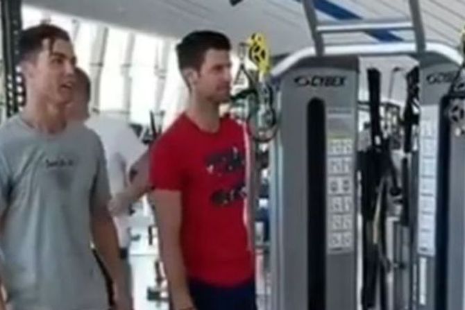 Novak Đoković i Kristijano Ronaldo