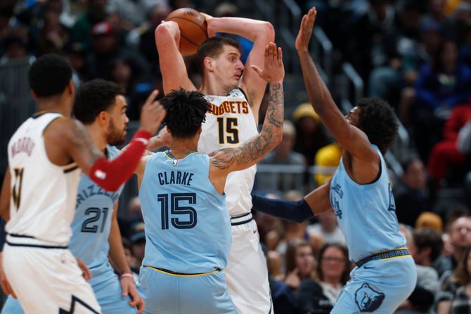 Grizzlies Nuggets Basketball