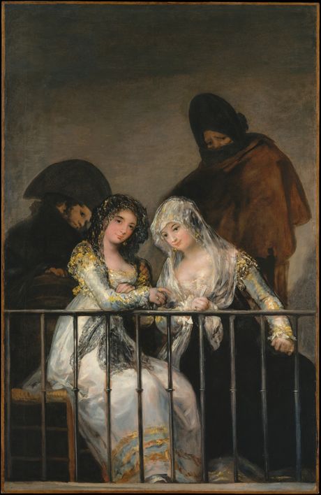 Francisco Goya Majas on a Balcony Francisco Goya Majas on a Balcony
