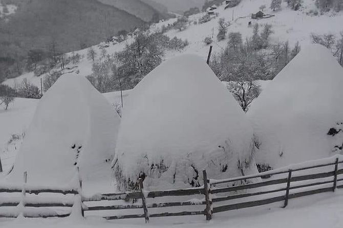 Selo Vilovi, Nova Varoš, sneg