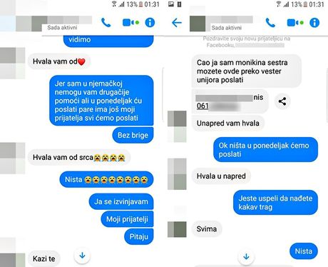 Monika Karimanović, Prevara, prepiska fejsbuk facebook Anđela, Monika Karimanović, Prevara, prepiska fejsbuk facebook Anđela,