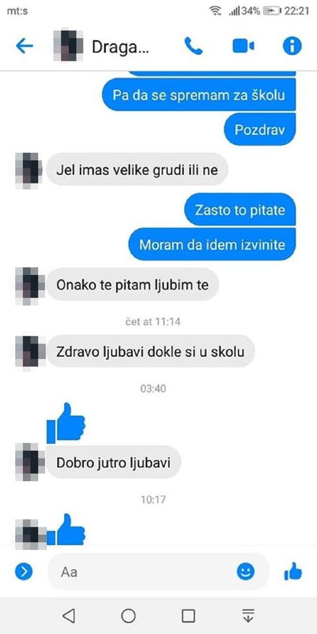 Prepiska sa pedofilom Prepiska sa pedofilom