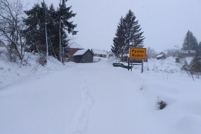 Rudno, Golija, smetovi, sneg, zima