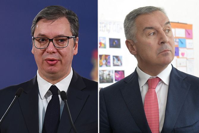 Aleksandar Vučić, Milo Đukanović