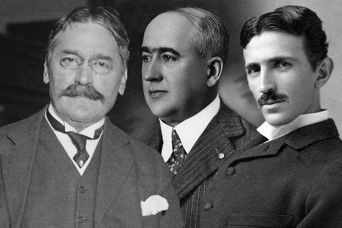 Mihajlo Pupin, Milutin Milanković, Nikola Tesla Mihajlo Pupin, Milutin Milanković, Nikola Tesla