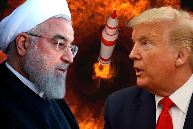 Hasan Rohani, Donald Tramp, balistička raketa