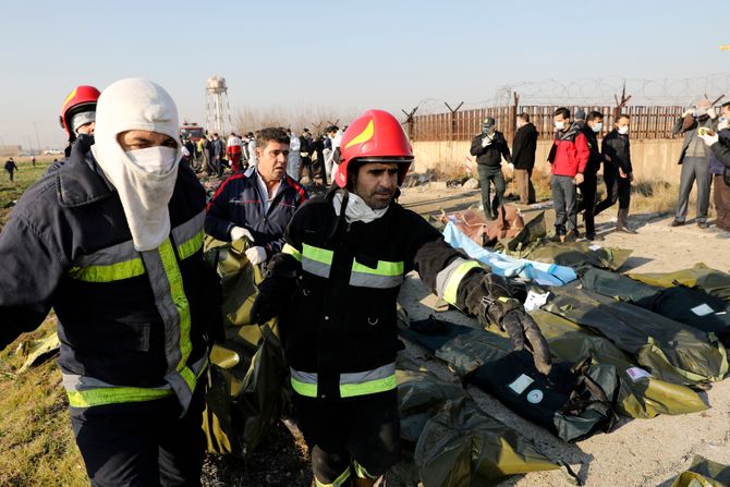 Pad aviona Teheran Iran ukrajinski avion