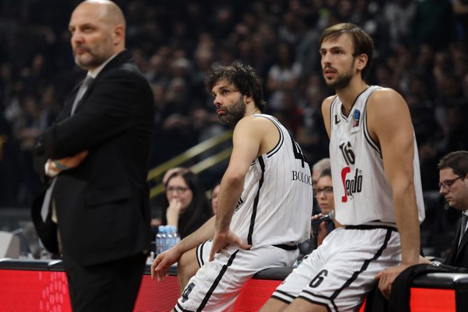 ADuel Partizana i Virtusa u Evrokupu, leksandar Saša Đorđević, Miloš Teodosić ADuel Partizana i Virtusa u Evrokupu, leksandar Saša Đorđević, Miloš Teodosić