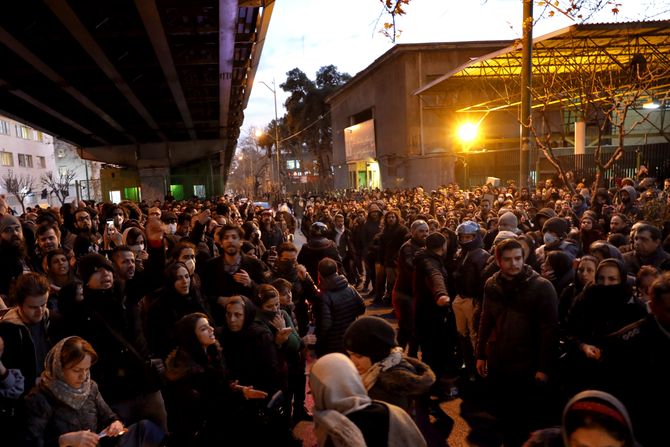 Iran Teheran protest ukrajinski avion