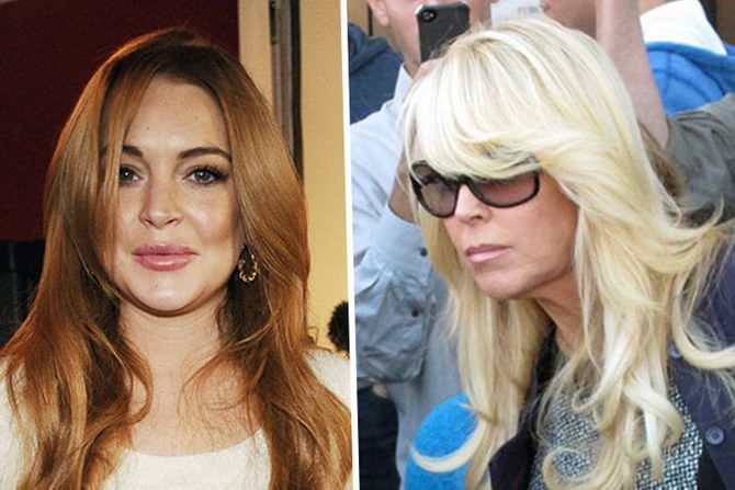 Lindzi Lohan Dina Lohan