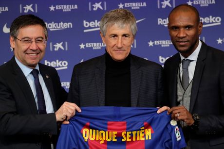 Spain Soccer Barcelona Setien Spain Soccer Barcelona Setien