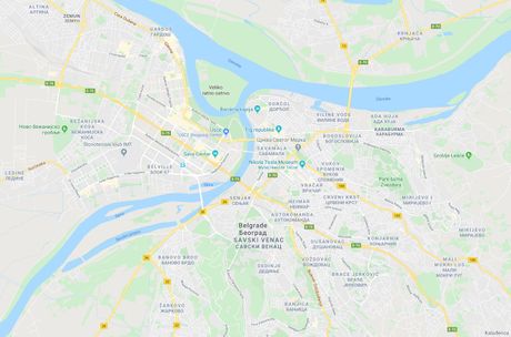 Google Maps Beograd, mapa, beograd