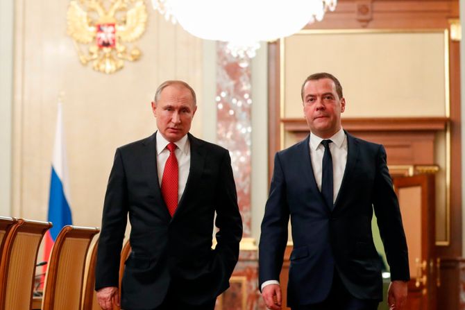 Putin Medvedev