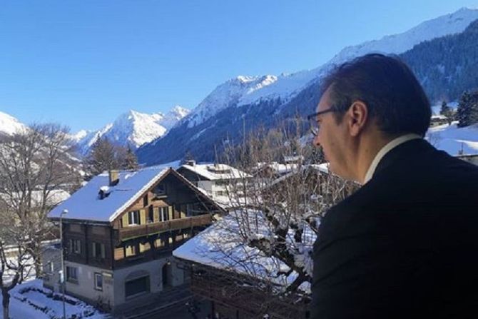 Aleksandar Vučić, Davos, WEF 2020