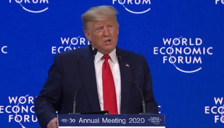 predsednik SAD Donald Tramp, Davos