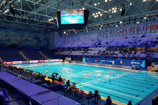 Dunav arena, bazen, Evropsko prvenstvo u vaterpolu