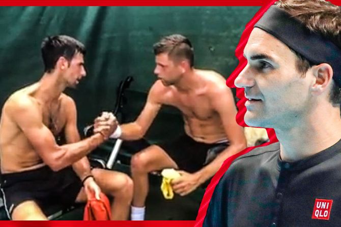 Novak Đoković, Filip Krajinović, Rodzer Federer