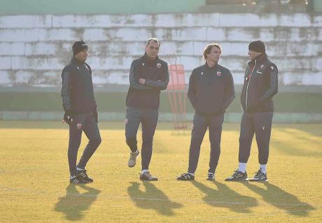 Prvi treninig Sanoga u Crvenoj zvezdi Prvi treninig Sanoga u Crvenoj zvezdi