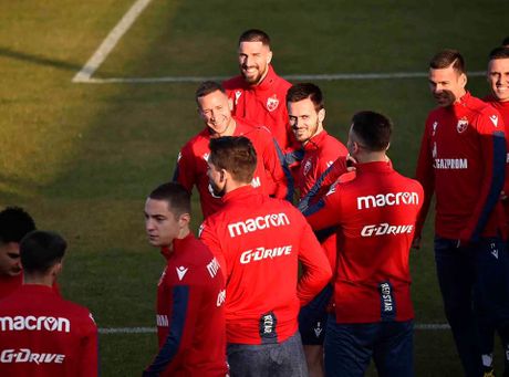 Prvi treninig Sanoga u Crvenoj zvezdi Prvi treninig Sanoga u Crvenoj zvezdi
