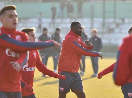 Prvi treninig Sanoga u Crvenoj zvezdi Prvi treninig Sanoga u Crvenoj zvezdi