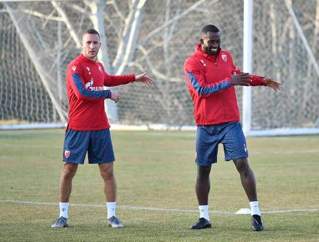 Prvi treninig Sanoga u Crvenoj zvezdi Prvi treninig Sanoga u Crvenoj zvezdi