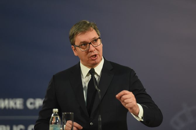 Aleksandar Vučić, Ričard Grenel, Predsedništvo Srbije