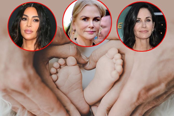 Kortni Koks, Nikol Kidman, kim kardashian kardasijan, beba