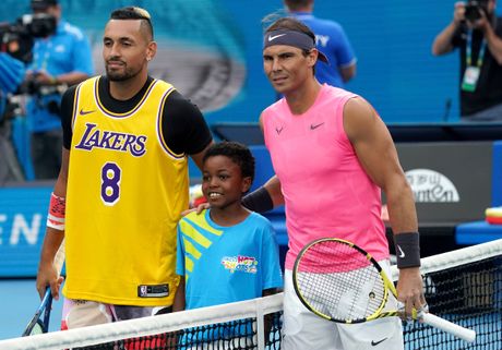 Rafael Nadal, Nik Kirjos, Australijan Open 2020, Kobi Brajant Rafael Nadal, Nik Kirjos, Australijan Open 2020, Kobi Brajant