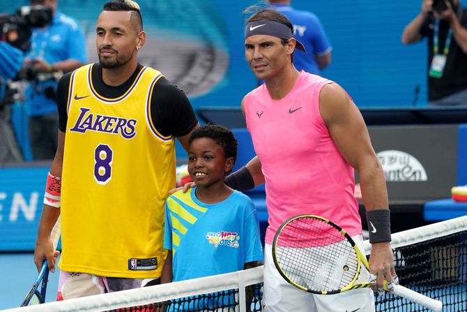 Rafael Nadal, Nik Kirjos, Australijan Open 2020, Kobi Brajant