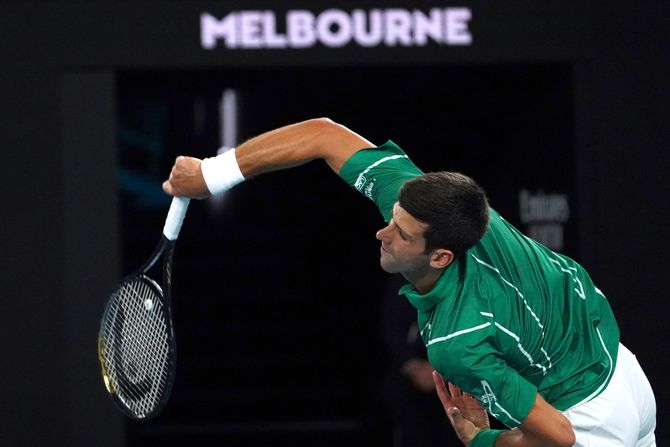 Novak Đoković Miloš Raonić Australijan open 2020