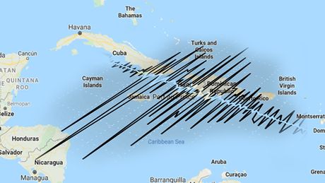 Zemljotres, Kuba, Karipska ostrva