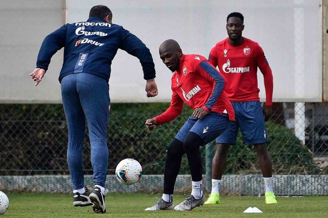 FK Crvena zvezda, trening