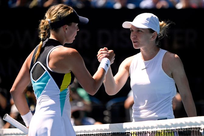 Simona Halep, Anet Kontaveit