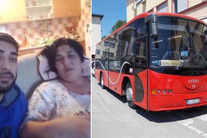 Žena ispala iz autobusa