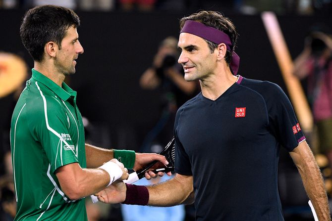 Federer, Novak Djokovic Federer, Novak Djokovic
