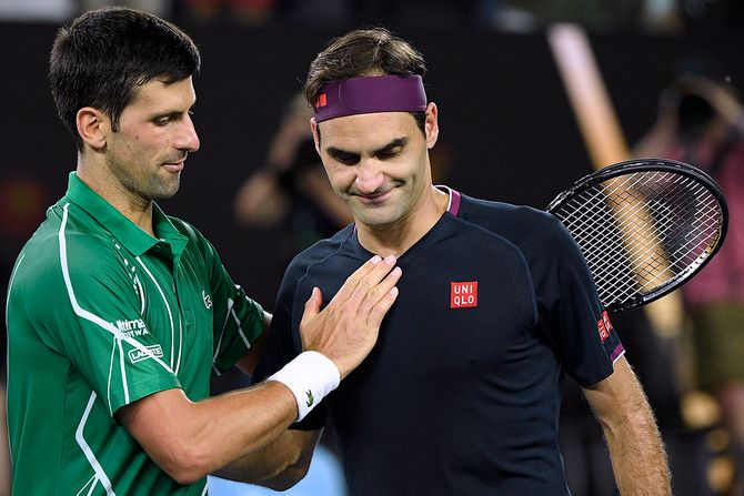 Federer, Novak Djokovic