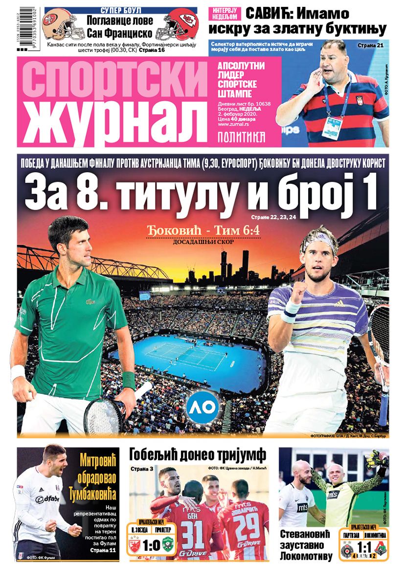 NASLOVNE STRANE DANAŠNJIH NOVINA Prelistavanje štampe za nedelju, 2