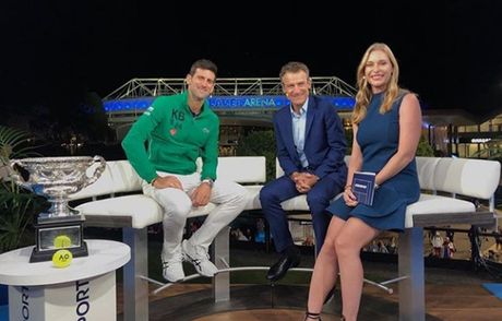 Novak Đoković, Mats Vilander, Barbara Šet, Australijan open 2020