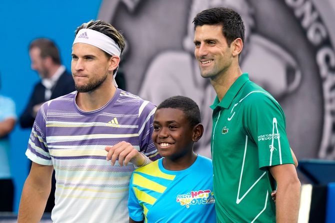 Novak Đoković, Dominik Tim, Australijan open finale 2020 Novak Đoković, Dominik Tim, Australijan open finale 2020