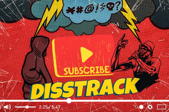 Distrek, Disstrack, Youtube