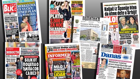 ficer, Naslovne strane, naslovnice, naslovna strana novina novine naslovnica