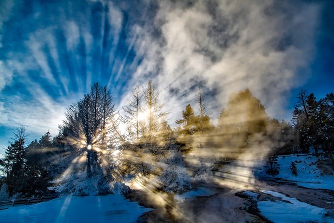 sunčano hladno vreme, zima, zubato sunce, vremenska prognoza