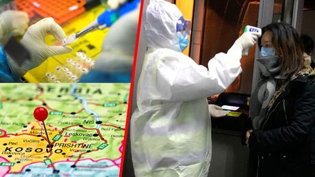 Vuhan Kina koronavirus virus, kosovo srbija mapa karta