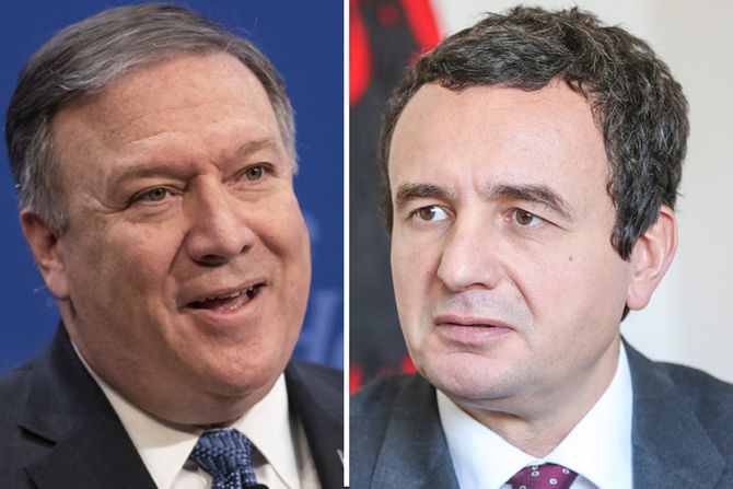 Majk Pompeo, Aljbin Kurti Majk Pompeo, Aljbin Kurti
