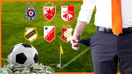 Superliga, klubovi, prelazni rok, novac ,trošenje